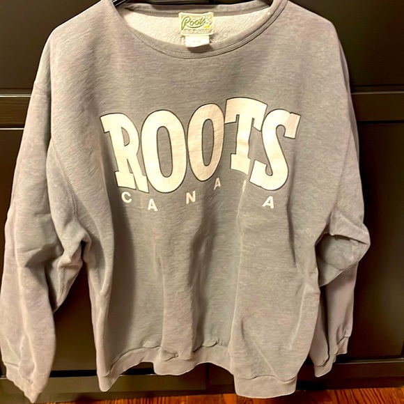 Roots Other - Vintage Mens Roots sweatshirt size xl. Grey with white roots logo.